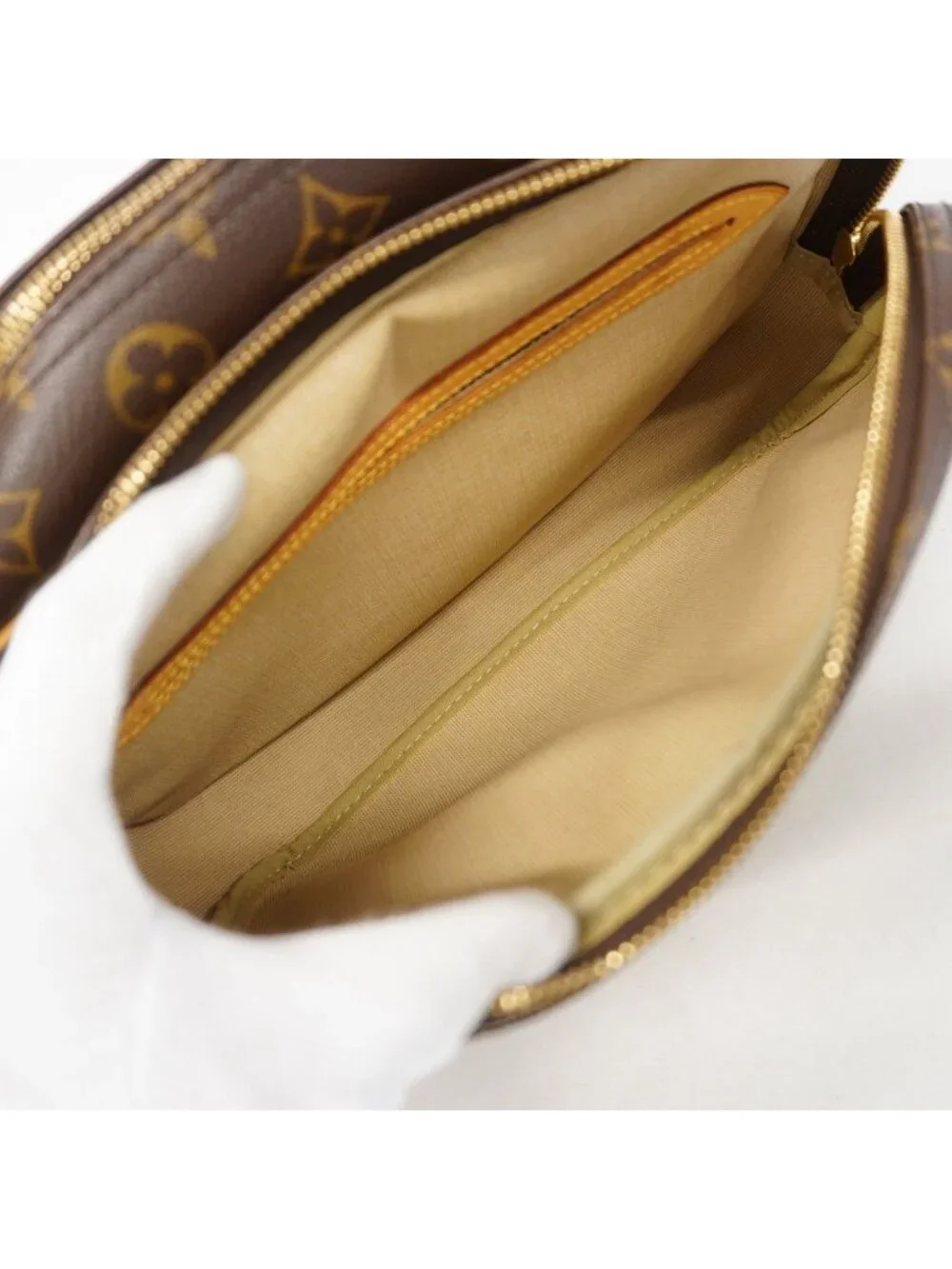 Louis Vuitton Shoulder Bag Monogram Reporter PM Brown